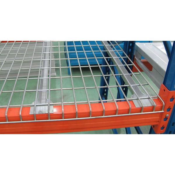 Customizable Height Wire Mesh Decking for Selective Racking Organization