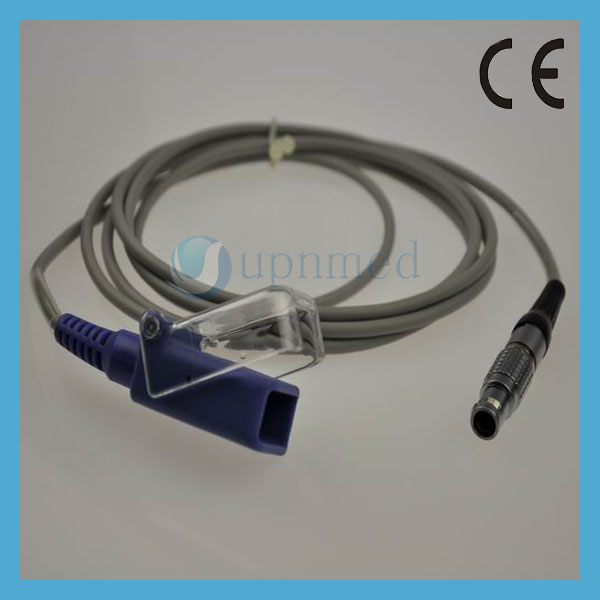 Criticare/CSI spo2 sensor extension cable, 5pin to DB9, 2.4m