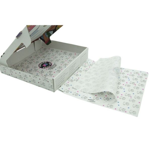 PE Coated Deli Wrap Paper Non Stick For Pizza Box Parchment Silicon Coated