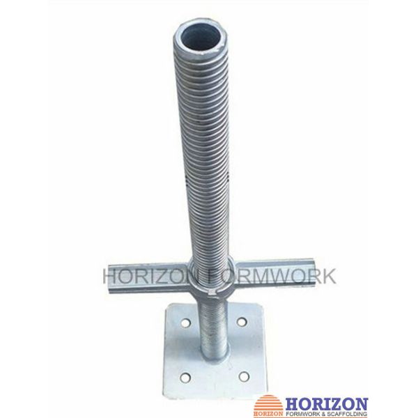 High Strength Adjustable Screw Jack to Adjust Scaffolding Working Levels