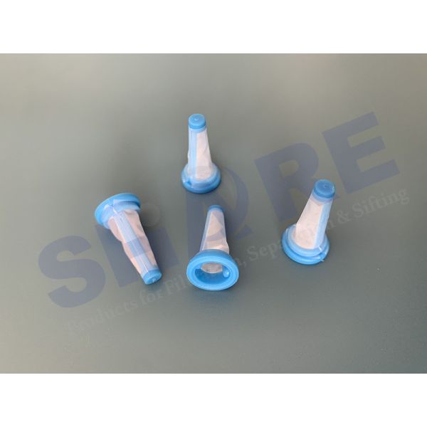 Basket Conical Filter Polyester Or Nylon Mesh Over Molded With PP Plastic