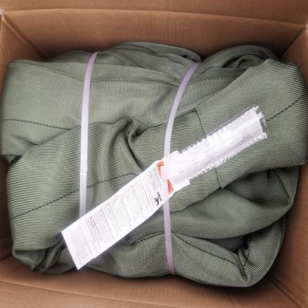 Vertical Endless Polyester Round Sling 9000 Lb 3in Width At Load