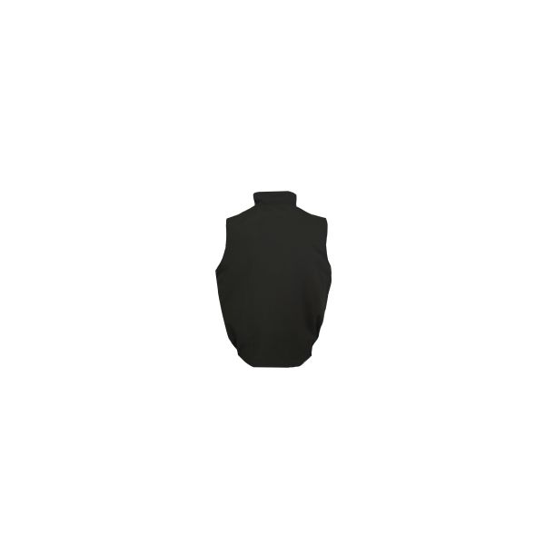 100% Polyester Fleece Lined 413 GSM Vest Sleeveless Jacket Thermal Black