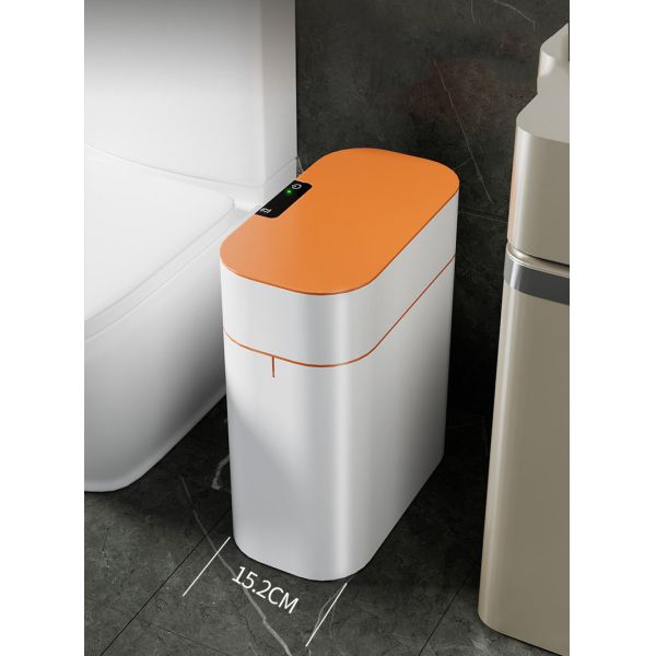 Smart Trash Can Automatic Bagging Garbage 3.4 gal Garbage Slim Smart Trash Can