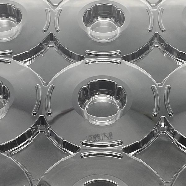 Customized Disposable Plastic Transparent 9 Holes Yarn Wrapped Tray