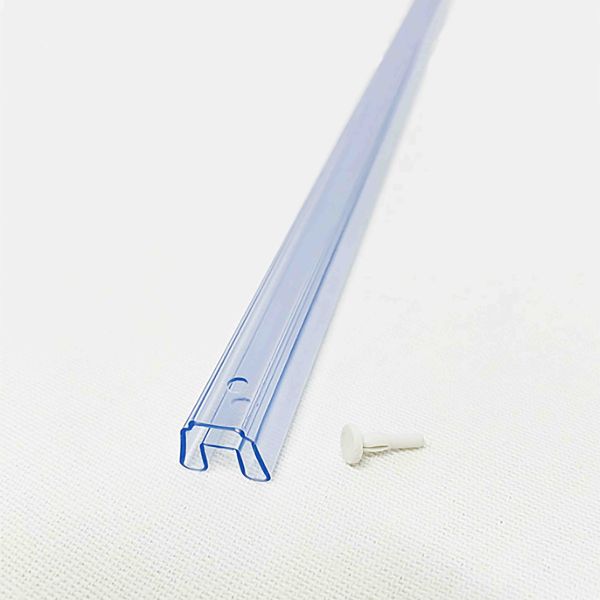 Hard Clear Rectangular Empty IC Anti Static Tube 100-2000mm Length
