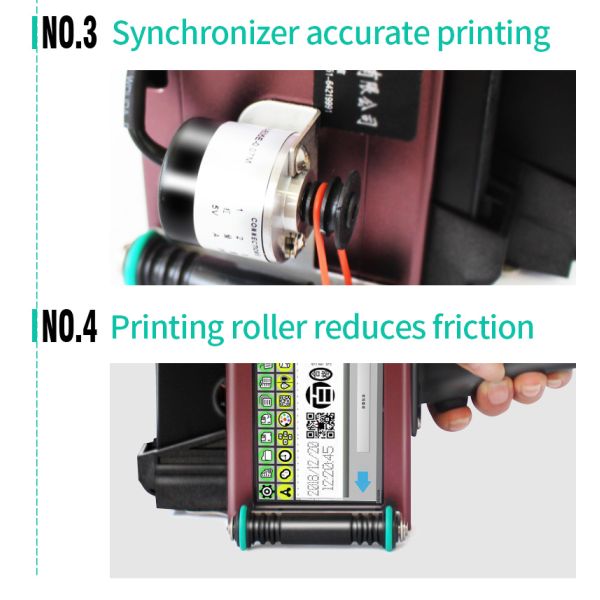 Paper Printer Handheld Vertical Large Format Garment Plotter Inklet Printer 50mm Height 23*11.5*9cm