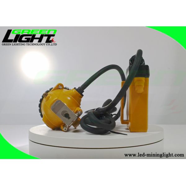 Anti Explosive Coal Mining Cap Lamp 25000lux Brightness For Underground Mining