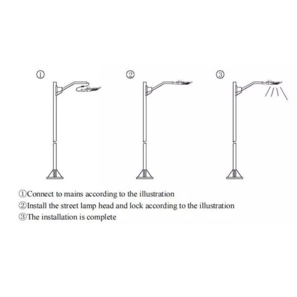 Outdoor Garden Led Street Light Waterproof 100W 150W