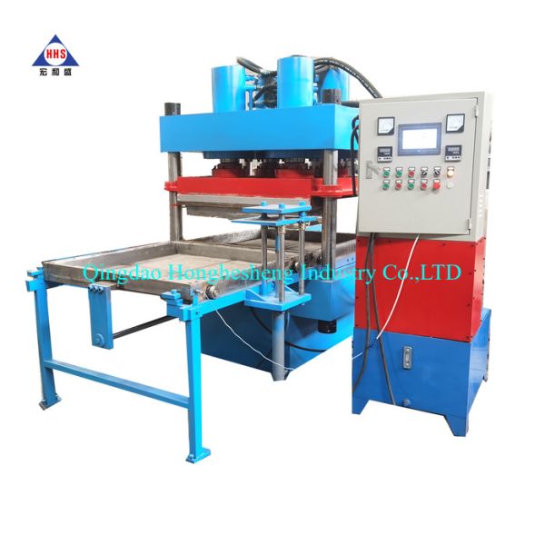 Vulcanized Rubber Tile Press Machine For Waste Tire Recycling