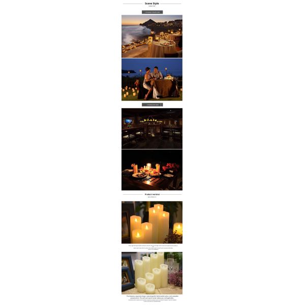 Real Wax LED Candle usage