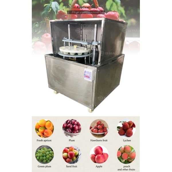 Function Pitting Easy Operate Multi-functional Date Olive Hawthorn Fruit Pitting Machine