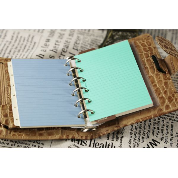 Exquisite A6 Ring Binder Organizer Easily Transportable High Grade Leather Material