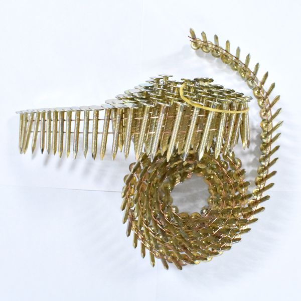 Hot Dip Galvanized Roofing Nails Round Head Ring Shank ISO Certification