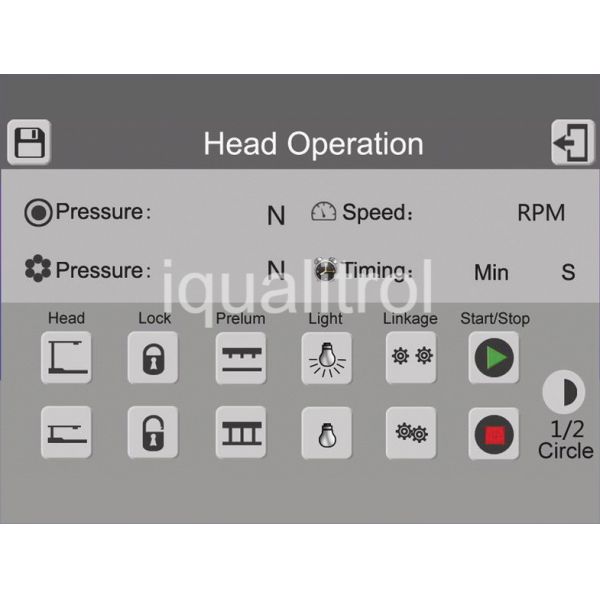 Touch Controller Stepless Speed Single Disc Metallographic Grinding and Polishing Machine