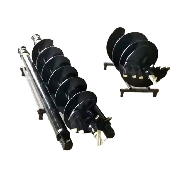 Customized screw pile driver excavators and deep hole drilling rigs for pile foundation excavation, suitable for utility pole pits, tree planting