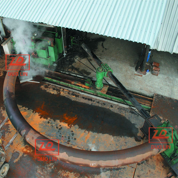 Induction pipe bending machine application cases