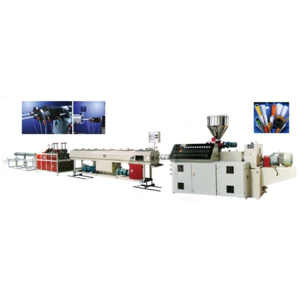 PLC Program Control PVC Pipe Extrusion Line For 20 - 160mm Drain Pipe