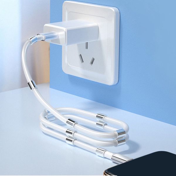 Fast Charging 2.4A USB 2.0 Type C Cable 3ft USB C Magnetic Data Cable