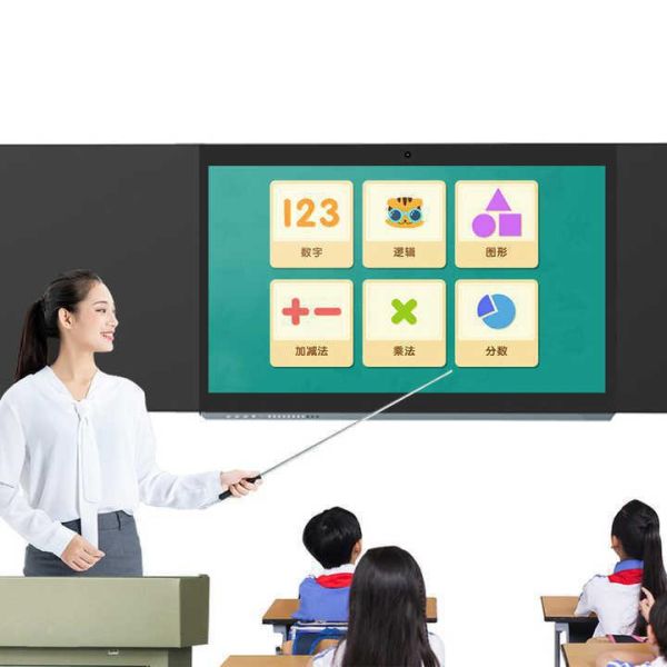 75 Inch Intelligent Electronic Blackboard with I5 Processor and 64GB Storage for School Teaching and Meetings
