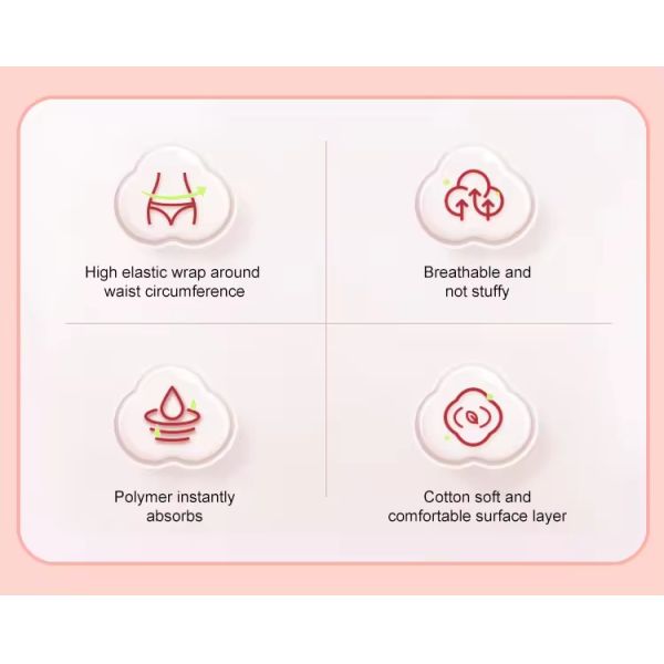 Customized Super Absorbent Cotton Sanitary Pads