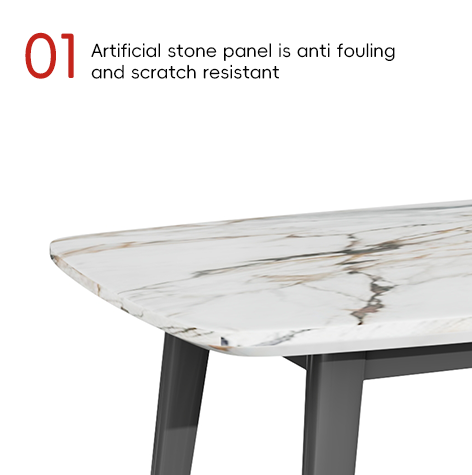 Stylish space-saving apartment furniture dining table Support customization