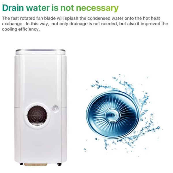 24H Programmable Timer Portable Air Conditioner | Electric Controlled Industrial Cooler with Stable Performance