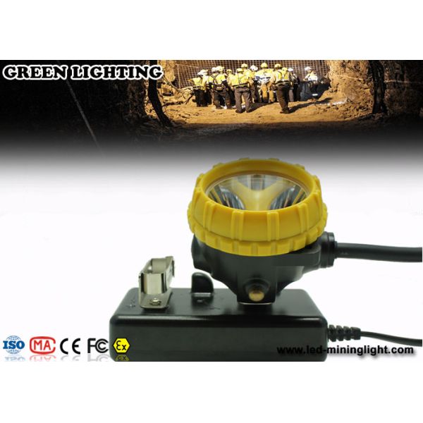348 Lum Explosion Proof Rechargeable Miners Headlamp / IP68 Waterproof Mining Cap Lights