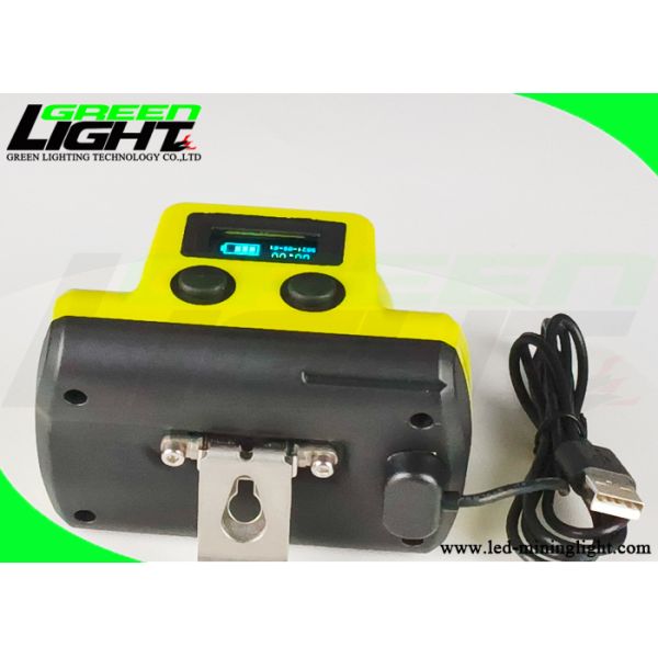 18000lux Led Cordless Mining Light Anti Drop And No Shell Cracking Yellow Color