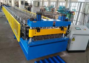 Quality Color Coated Steel Roof Panel Roll Forming Machine, 6 Ribs Roofing Sheet Roll Former for sale