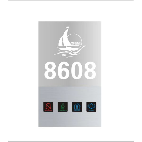 Customized Hotel Doorplate Switch With DND Switch Light Touch Switch For Hotels