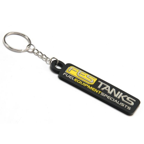 Custom Sponge Bob Character Soft PVC Rubber Keychain, 2D Flat Soft Touch PVC Keyring With Logo