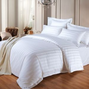 Buy cheap 100% cotton 3cm stripe soft duvet cover from wholesalers