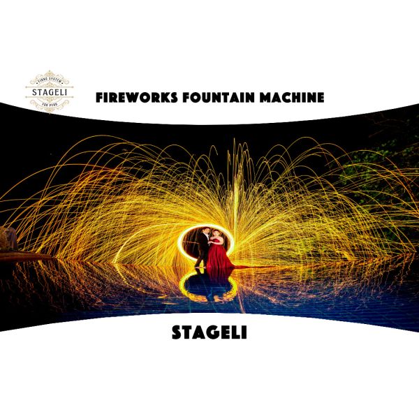 IP55 Rotating Fireworks Fountain Machine Wireless Sequential Remote Control 500m Fireworks Firing System