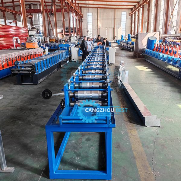 Galvanized Steel PLC Control Square Shape Seaming Roll Forming Machine