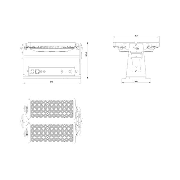 IP65 Double Head 800W LED Stage Flood Lights