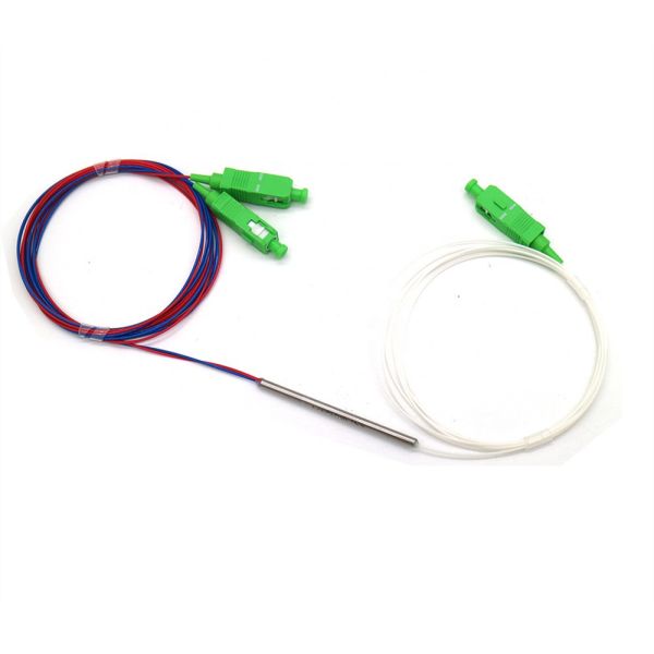 1×2 Single Mode WDM Coupler High Isolation 1310/1550nm For EDFA Modules