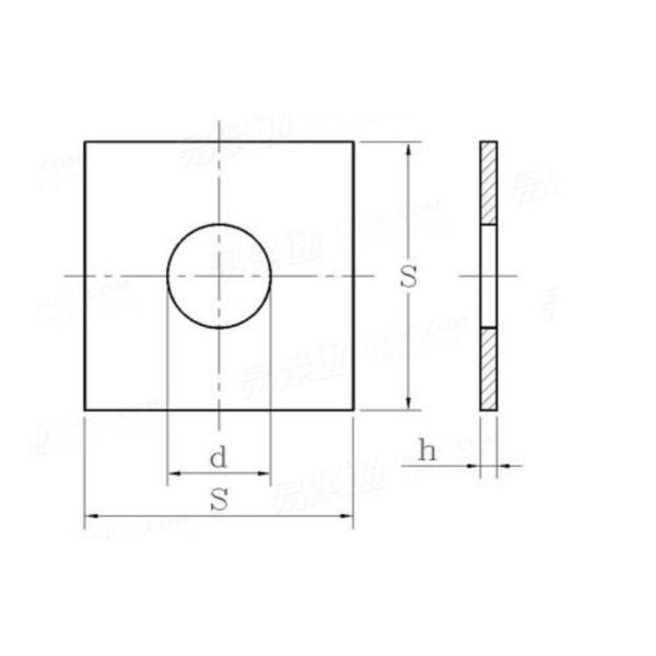 High Strength Nut And Washer , Hardware Fasteners Nuts Bolts Washers