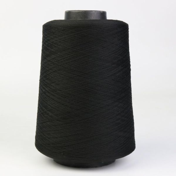 20S/2 100% Polyester Melange Yarn Raw Pattern Medium Thick Thread for Weaving High-Speed Flatbed Baota Line for Luggage Denim