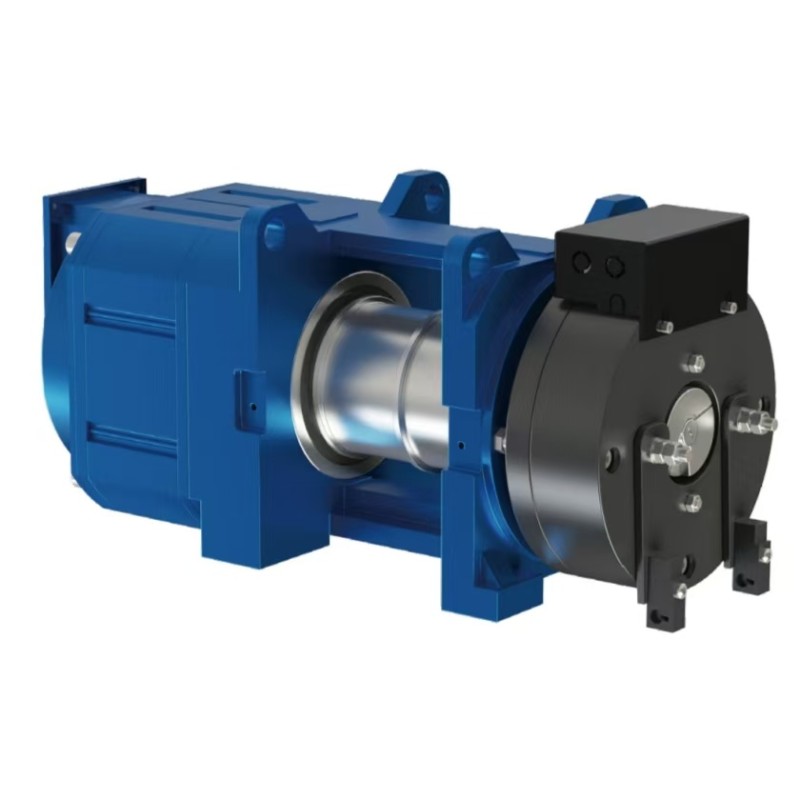 Permanent Magnet Synchronous Gearless Belt Elevator Traction Machine Elevator Parts