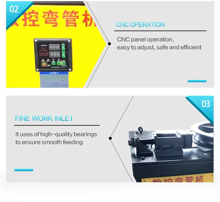 Precise WG63 Automatic CNC Galvanized Pipe Tube Bending Machine for Primary Shaping