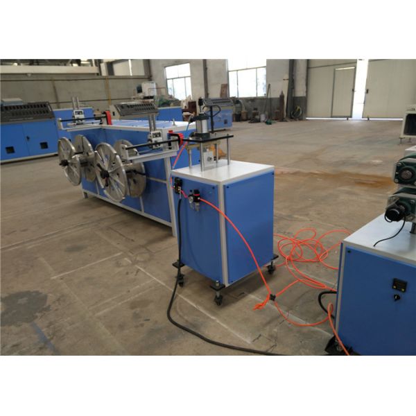 Water Plastic Pipe Extrusion Line , Pe Ppr Pp Plastic Pipe Extruder Making Machine