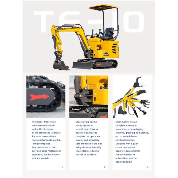 Mini Digger Easy to operate, home use,fter-sales guarantee