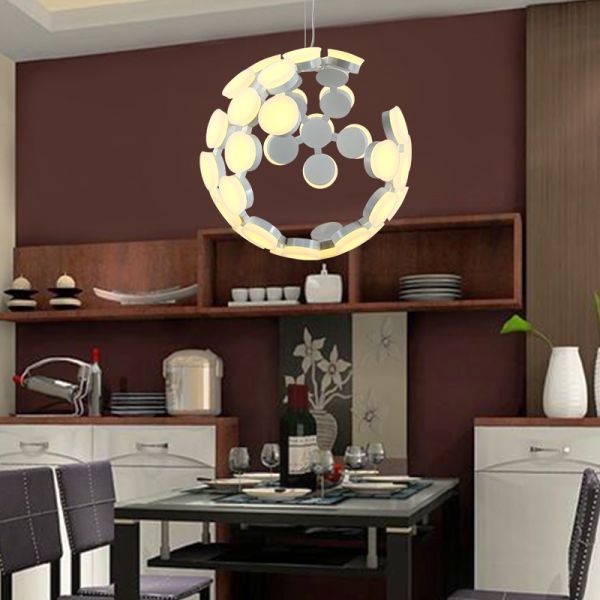Aluminum Modern Led Ceiling Chandelier Hanging Pendent Lights