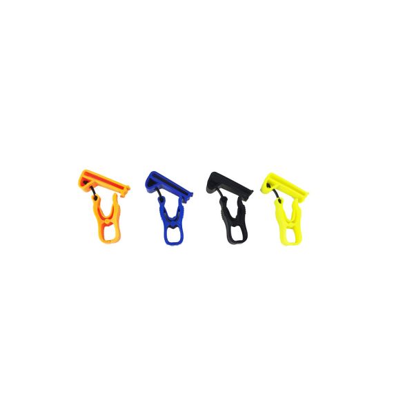 Custom Design Plastic Glove Clips 1.29*6.38*0.74 Bag Packaging