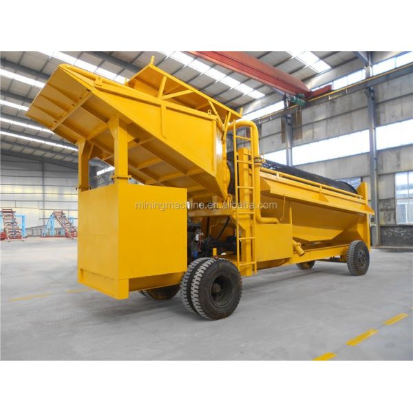 Multilayer Gold Trommel Screen Gold Mining Plants 20-400tons/h