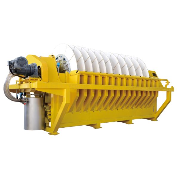Ceramic Disc Vacuum Dehydrator High Filtration Precision For Sludge Dewatering