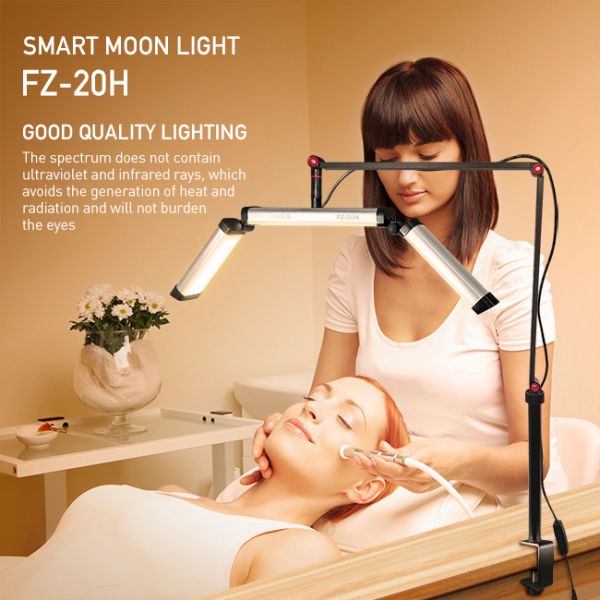 Black 20w folding light remote control suitable for beauty industry
