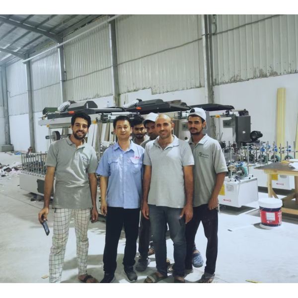 TC Factory Direct Sales Profile Wrapping Machine Use Two Component Single Component Oily Based Glue White Latex Laminating
