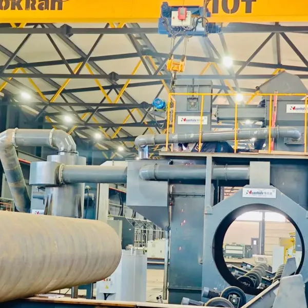 Steel Pipe Blasting Deruster for 3LPE Coating Line 48-3000mm